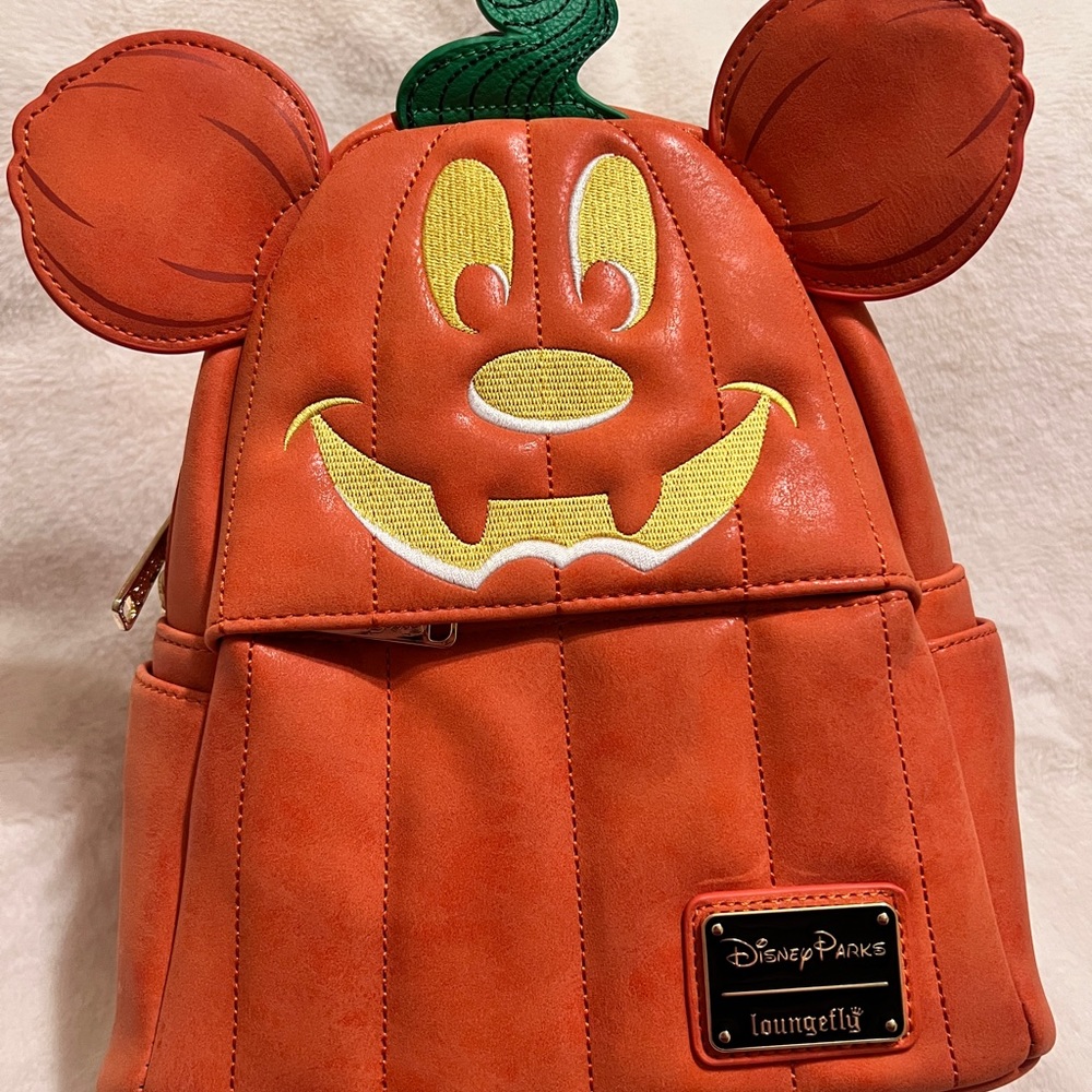 Mickey Mouse Pumpkin Loungefly Backpack